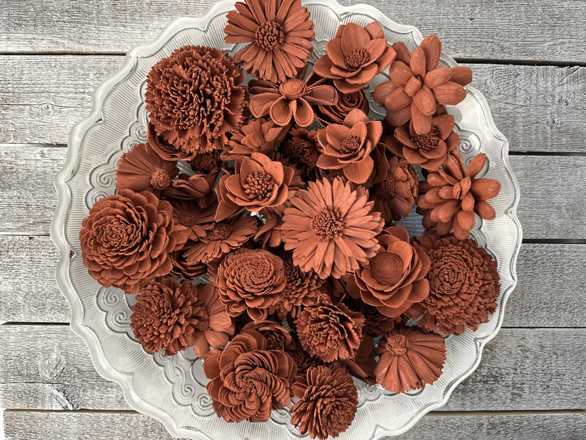 Wood flowers hotsell