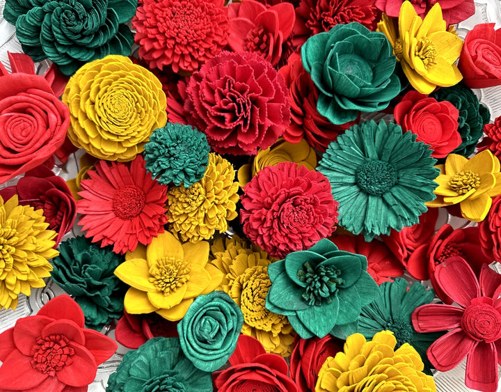 Sola Wood Flowers - Classic Christmas Assortment - Luv Sola Flowers