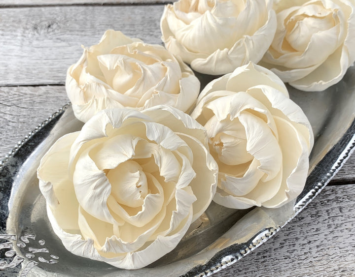 Sola Wood Flowers - Closed Peony