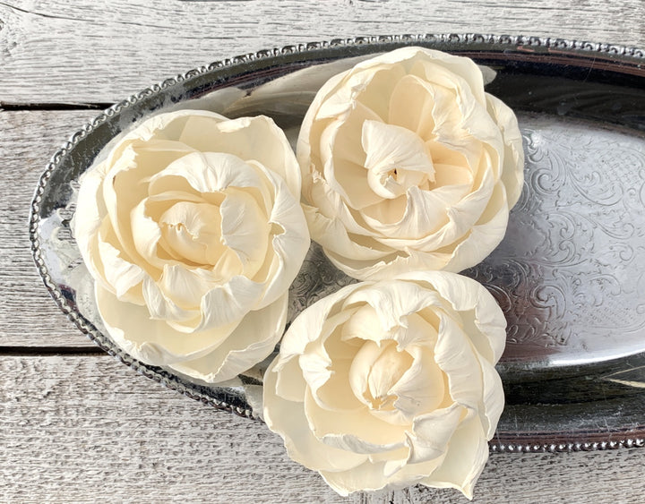 Sola Wood Flowers - Closed Peony