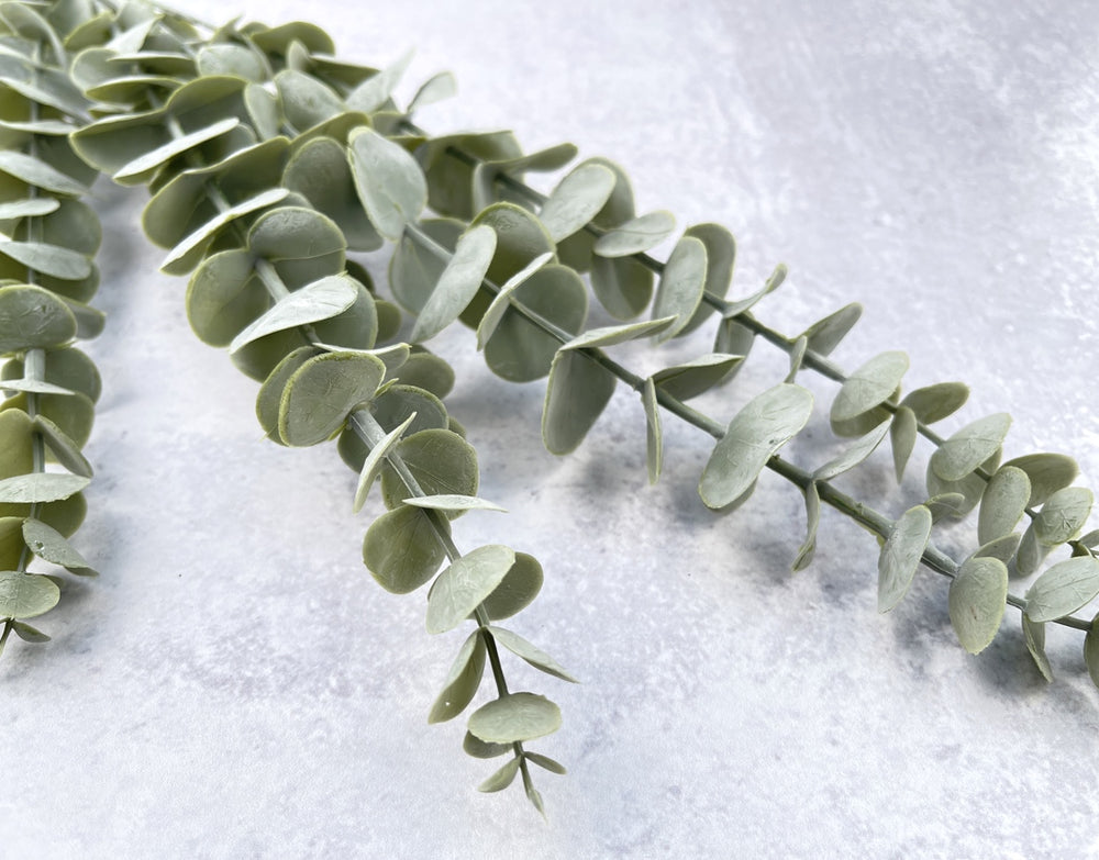 Faux Frosted Spiral Eucalyptus - Luv Sola Flowers - Faux Filler