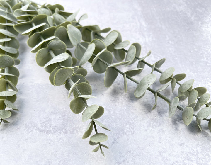 Faux Frosted Spiral Eucalyptus - Luv Sola Flowers - Faux Filler