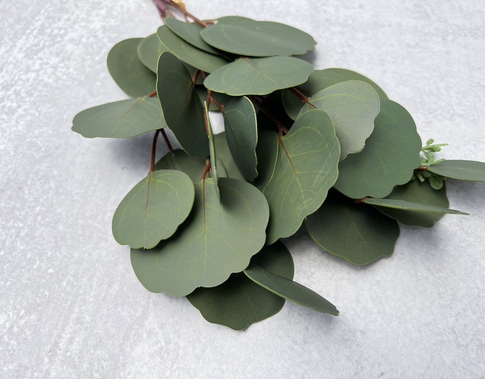 Real Touch Silver Dollar Eucalyptus - Luv Sola Flowers - Faux Filler