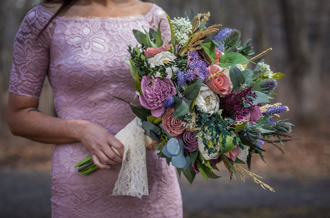Luv Sola Flowers - Wood Flower Bouquet