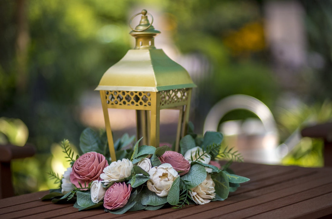 sola wood flower bouquet