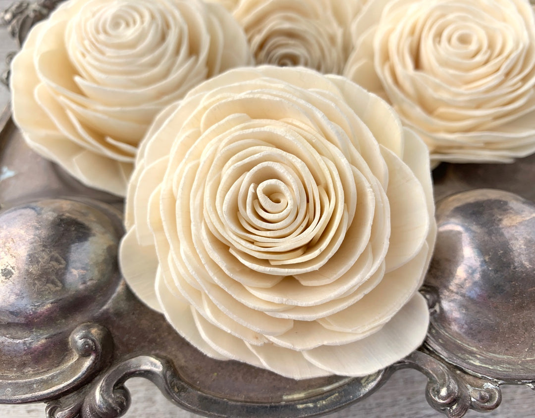 Raw Sola Wood Flowers - FB