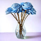 Stemmed Wood Flowers - New Beauty Pale Blue - Luv Sola Flowers