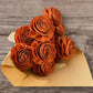 Stemmed Wood Flowers - New Beauty Rust - Luv Sola Flowers