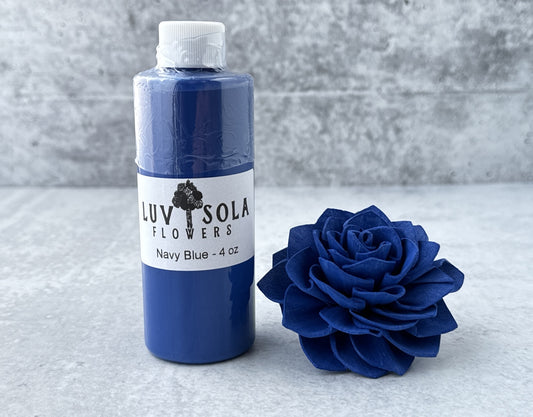Wood Flower Dye - Navy Blue - Luv Sola Flowers