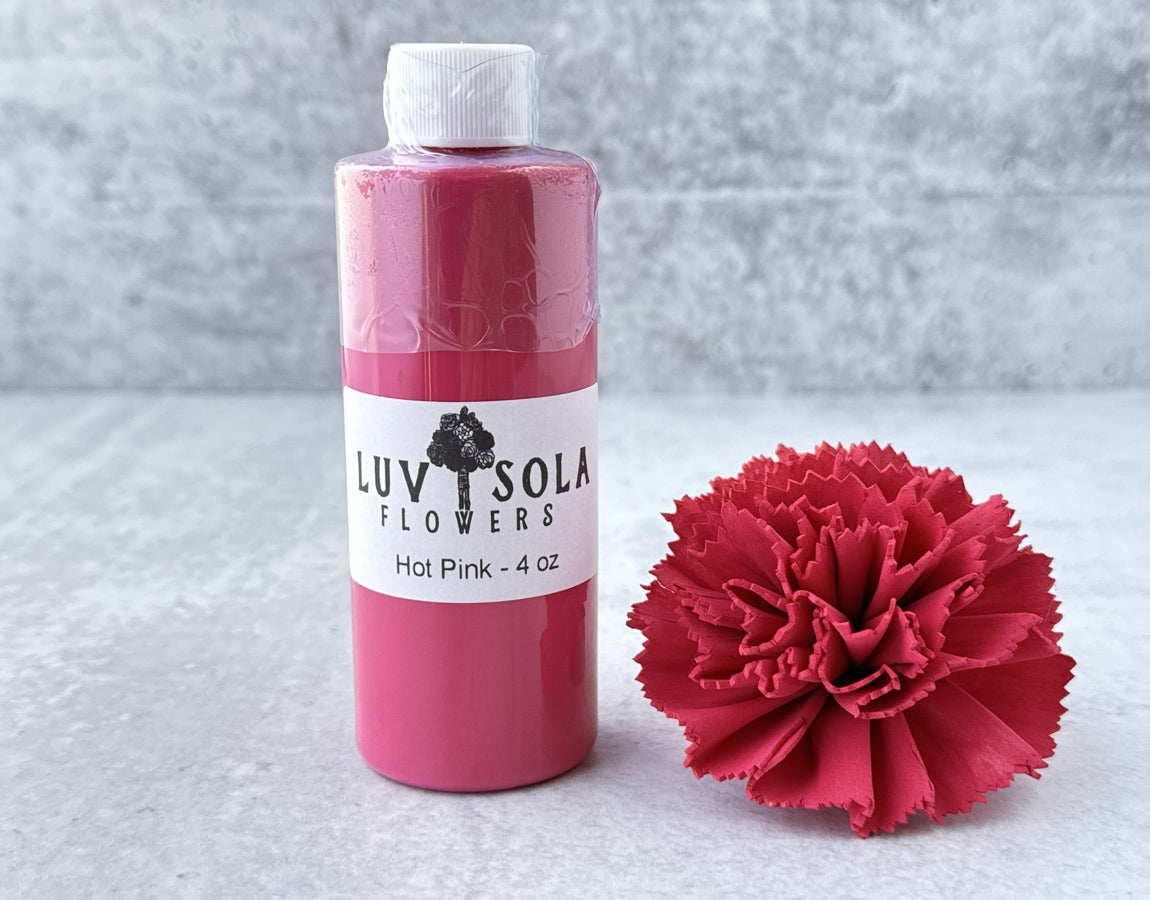 Wood Flower Dye - Hot Pink - Luv Sola Flowers