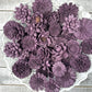 Sola Wood Flowers - Eggplant Dyed Flowers - Luv Sola Flowers
