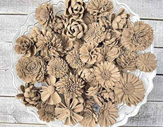 Sola Wood Flowers - Coconut Shell Dyed Flowers - Luv Sola Flowers