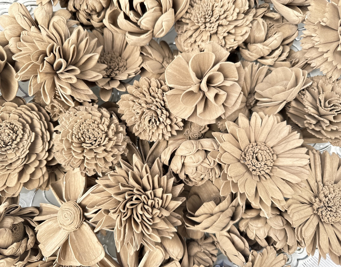 Sola Wood Flowers - Coconut Shell Dyed Flowers - Luv Sola Flowers