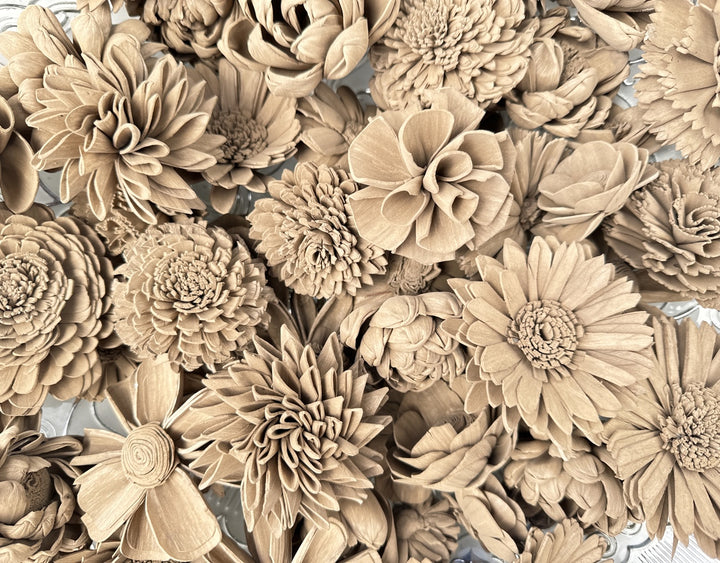 Sola Wood Flowers - Coconut Shell Dyed Flowers - Luv Sola Flowers