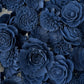 Sola Wood Flowers - Navy Dyed Flowers - Luv Sola Flowers