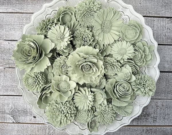 Sola Wood Flowers - Sage Dyed Sola Flowers – Luv Sola Flowers