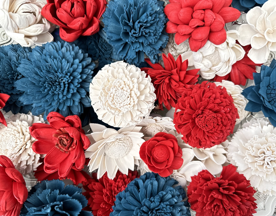 Sola Wood Flowers - 4th of July Assortment - Luv Sola Flowers