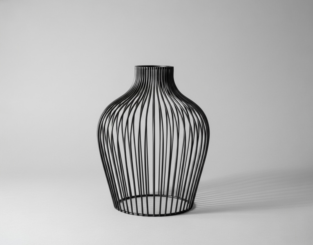 Aztec Vase - Black - Luv Sola Flowers