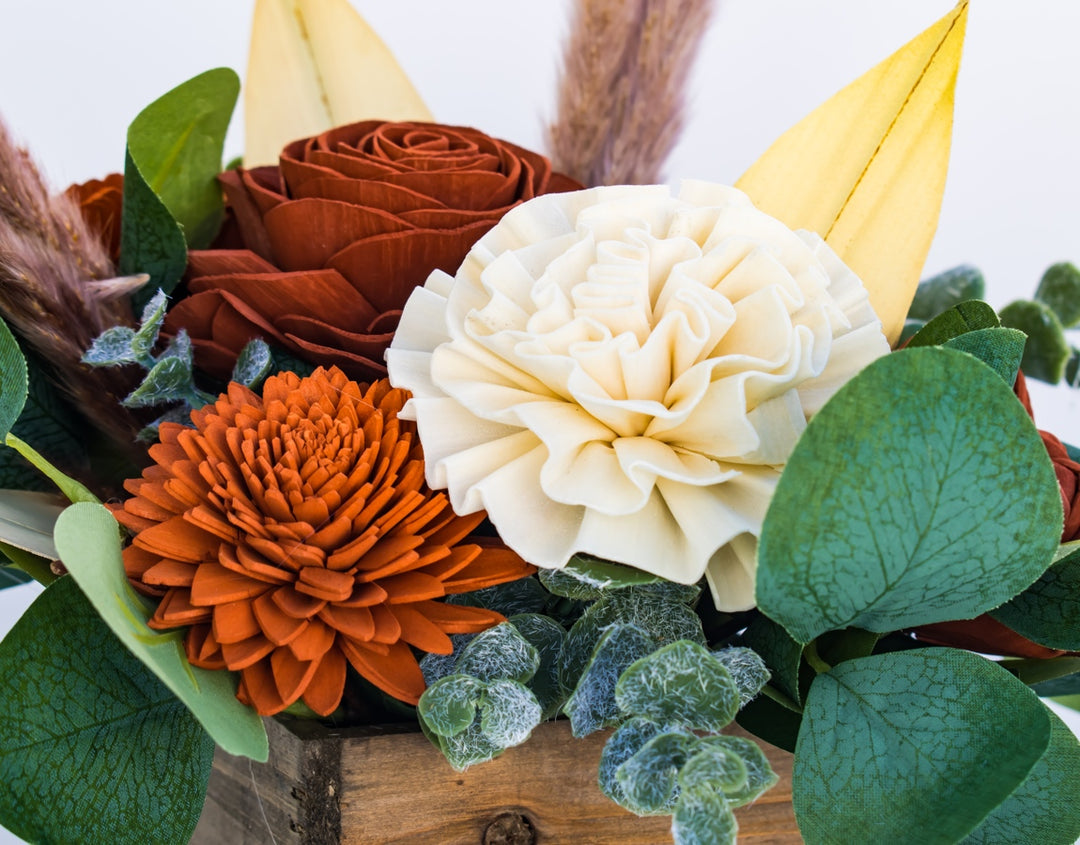 Sola Wood Flowers - Boho Style Wood Box - Luv Sola Flowers