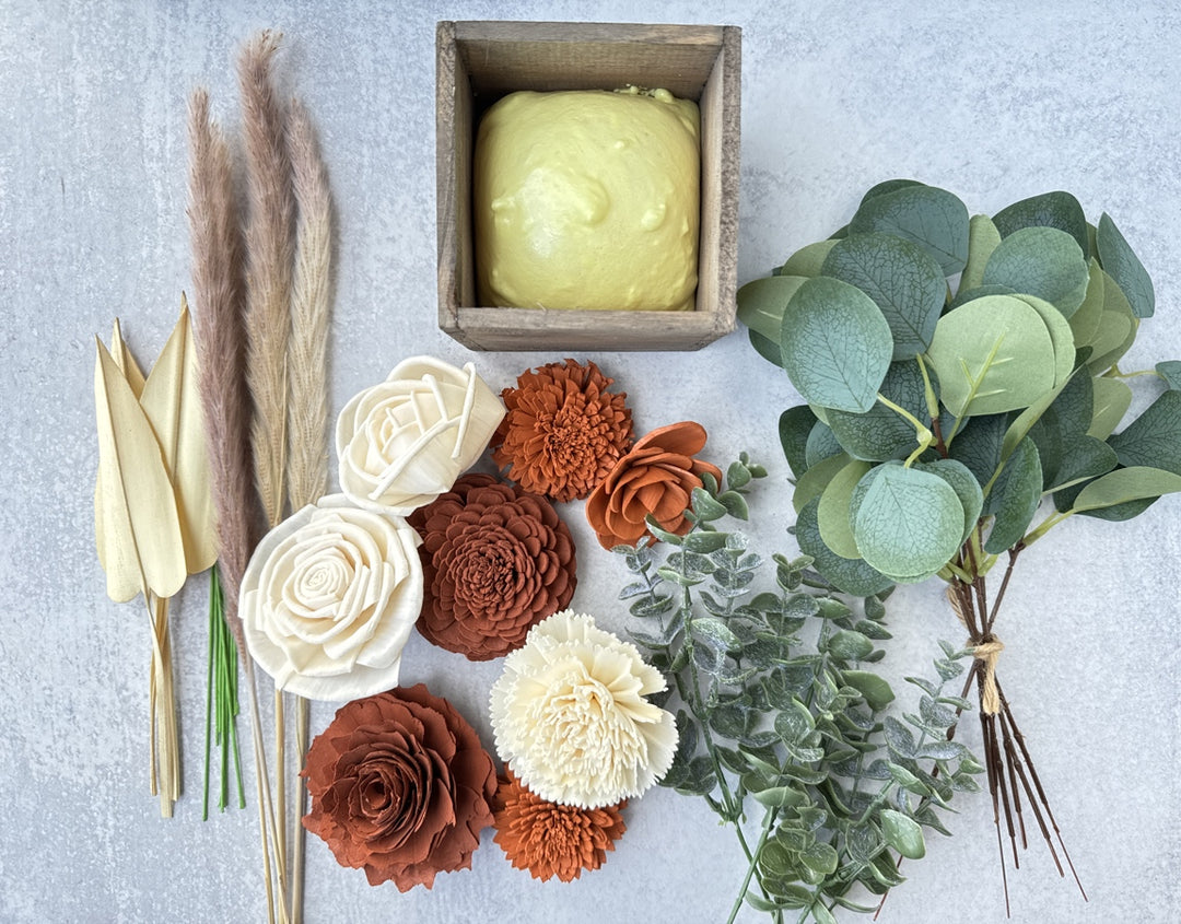 Sola Wood Flowers - Boho Style Wood Box - Luv Sola Flowers