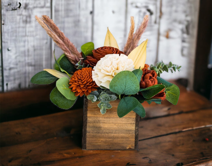 Sola Wood Flowers - Boho Style Wood Box - Luv Sola Flowers