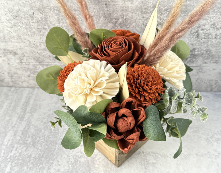 Sola Wood Flowers - Boho Style Wood Box - Luv Sola Flowers