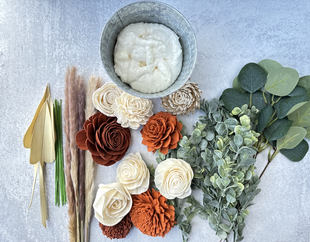 Sola Wood Flowers - Boho Style Tin - Luv Sola Flowers