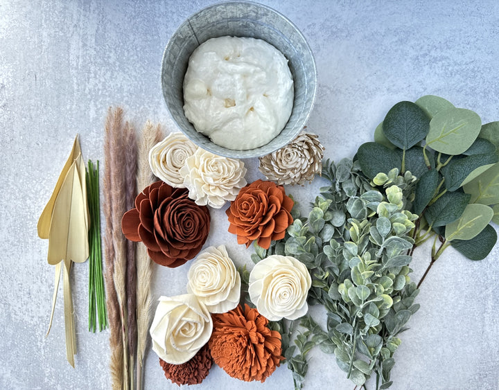 Sola Wood Flowers - Boho Style Tin - Luv Sola Flowers