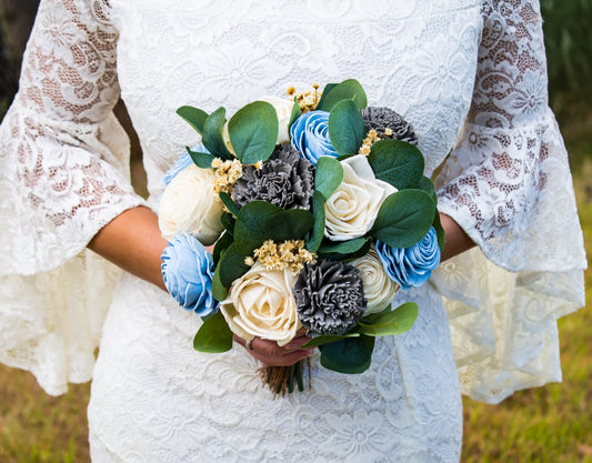 Sola Wood Flowers - Custom Medium Bridal Bouquet - Luv Sola Flowers