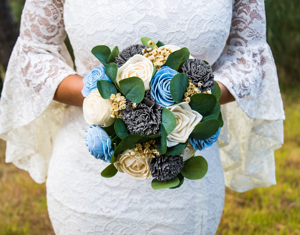 Sola Wood Flowers - Custom Medium Bridal Bouquet - Luv Sola Flowers