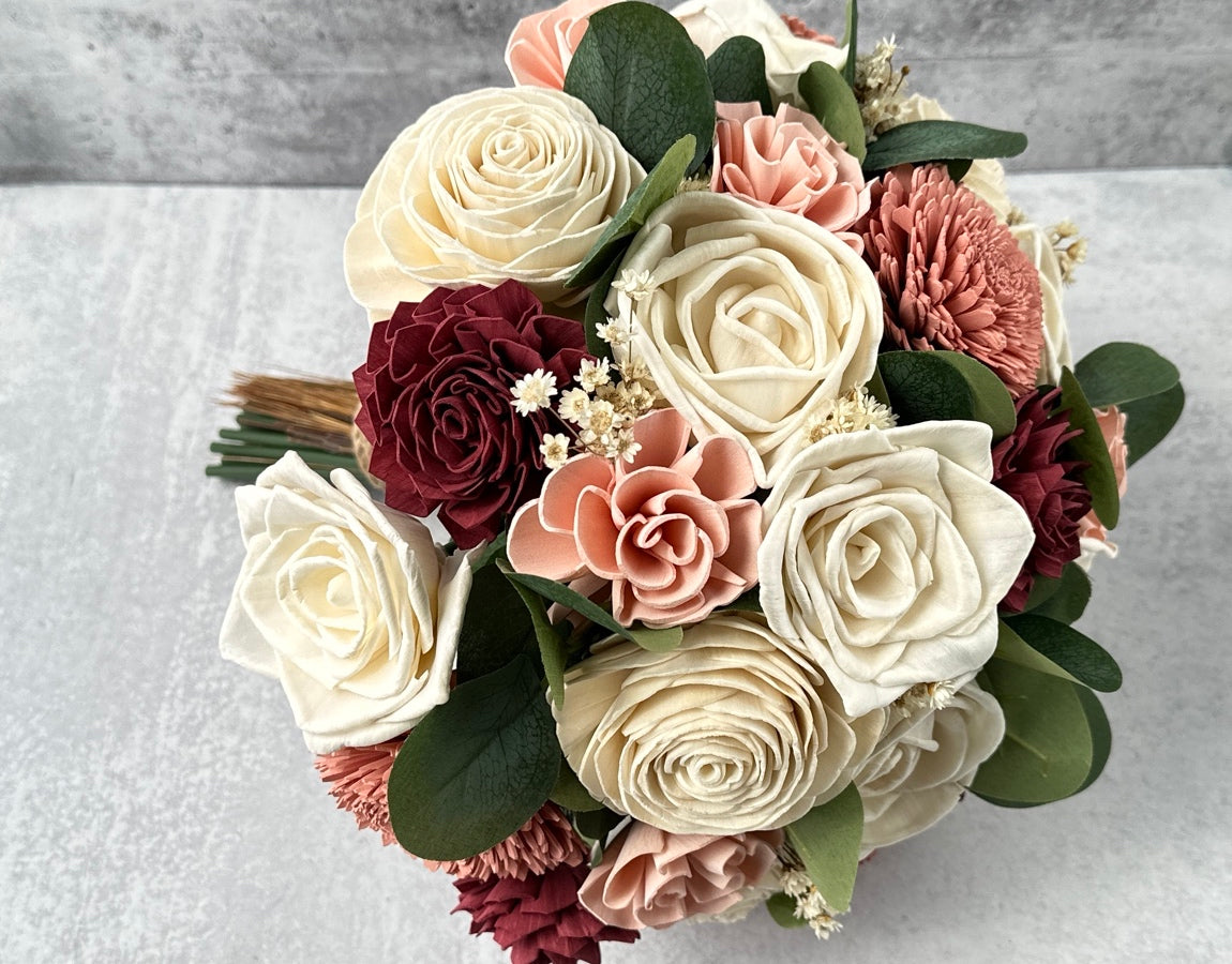 Sola Wood Flowers - Custom Large Bridal Bouquet - Luv Sola Flowers