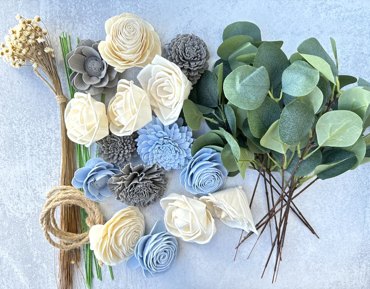 Sola Wood Flowers - Custom Medium Bridal Bouquet - Luv Sola Flowers