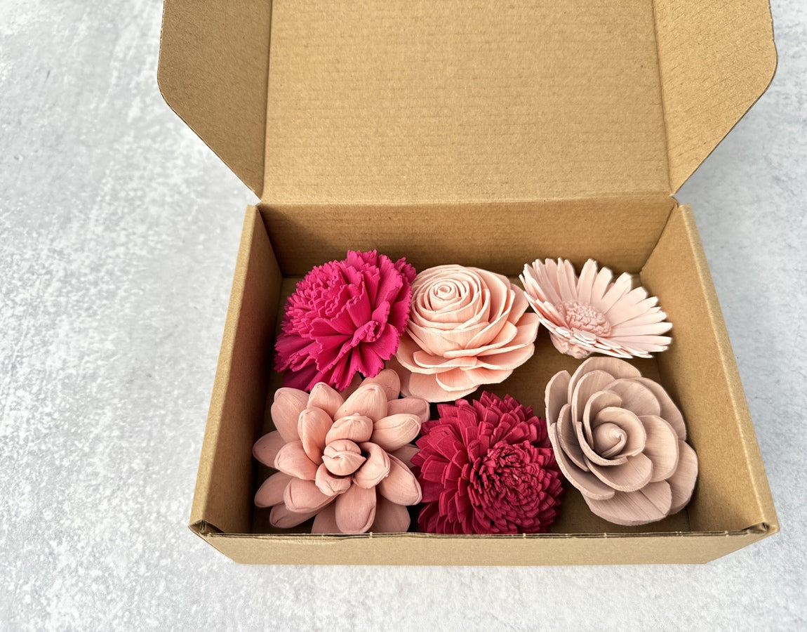 トライアルセット・サンプル Flowers Custom Sample Pack of Dyed Sola Flowers - Pack of 6 – Luv Sola Flowers