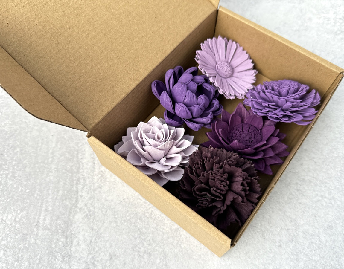 Custom Sample Pack of Dyed Sola Flowers - Pack of 6 – Luv Sola Flowers