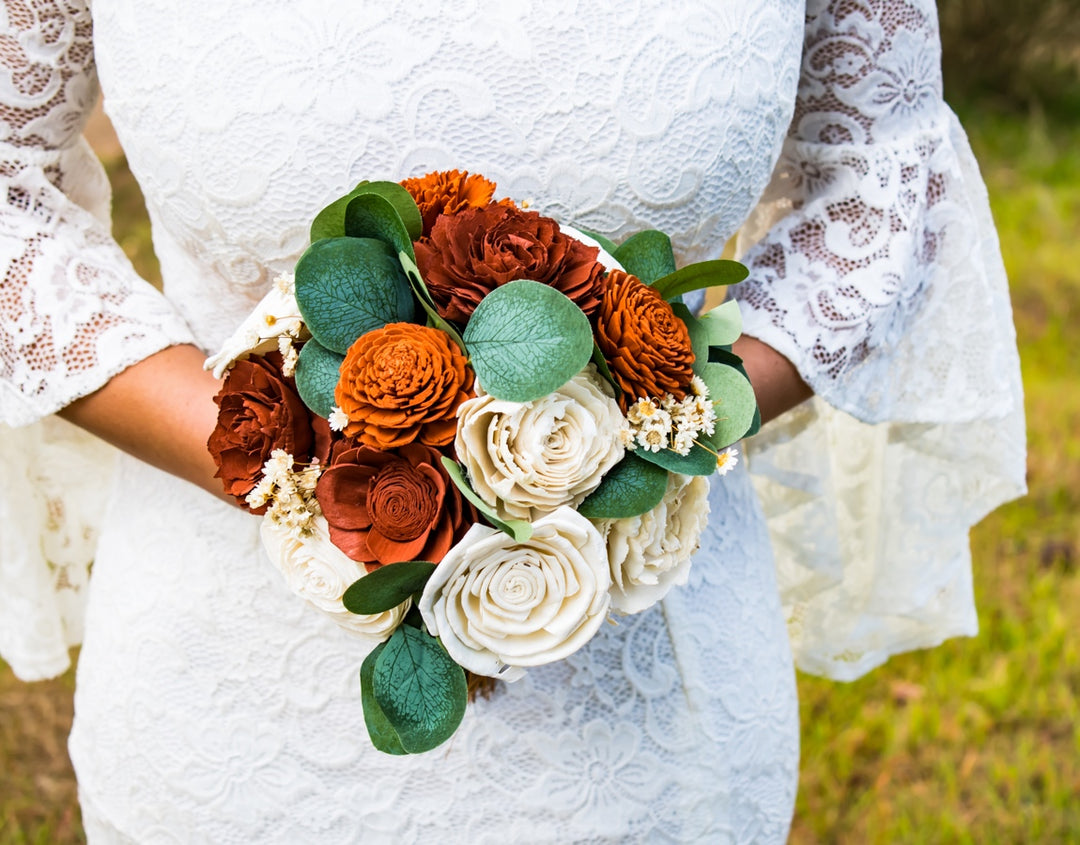 Sola Wood Flowers - Custom Small Bridal Bouquet - Luv Sola Flowers