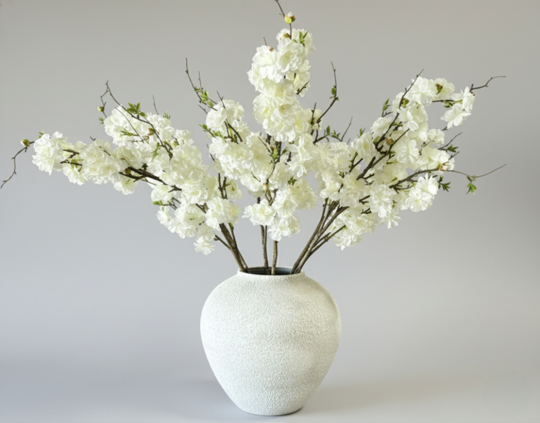 Faux Cherry Blossom - White - Luv Sola Flowers