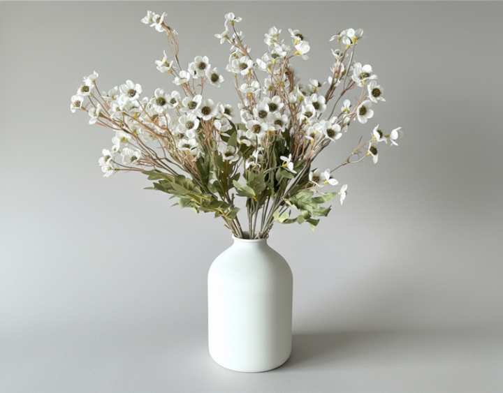 Faux Dogwood Flower - White - Luv Sola Flowers