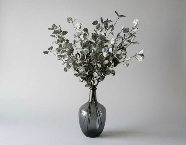 Faux Eucalyptus - Green - Jade Vase - Gray - Luv Sola Flowers