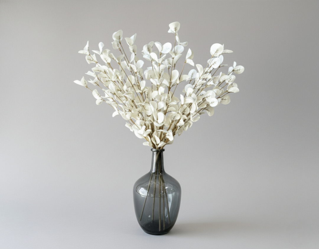 Faux Eucalyptus - White - Luv Sola Flowers