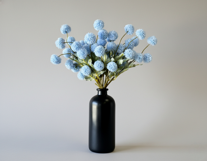 Faux Kiku Flower - Pale Blue - Luv Sola Flowers