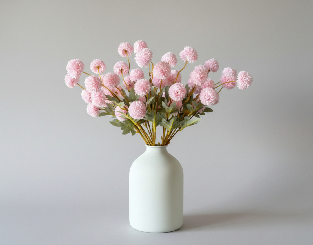 Faux Kiku Flower - Pink - Luv Sola Flowers