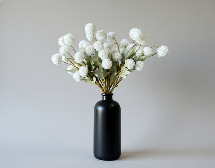 Faux Kiku Flower - White - Luv Sola Flowers