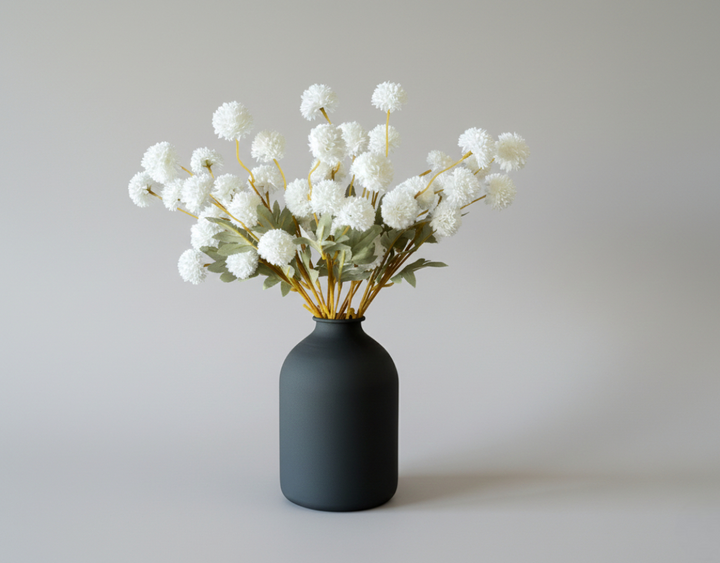 Faux Kiku Flower - White - Luv Sola Flowers