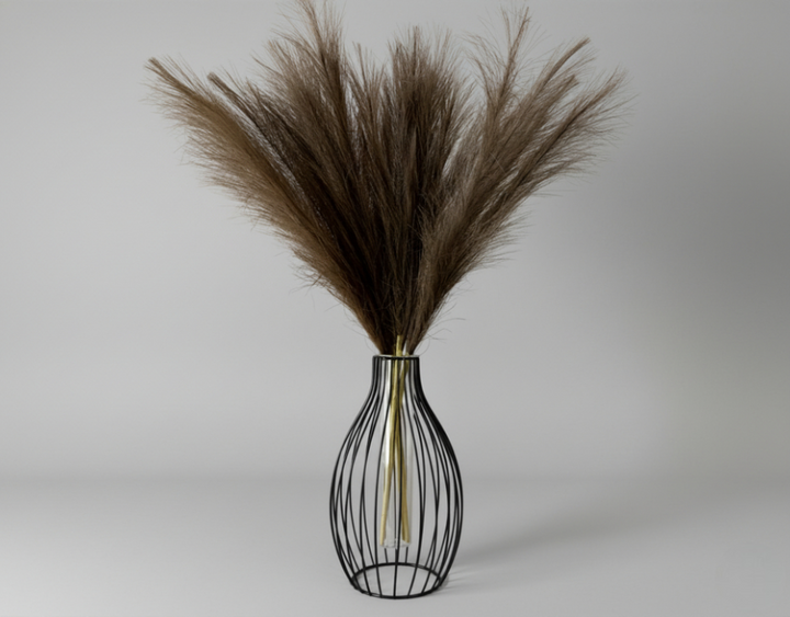 Faux Pampas Grass - Brown - Luv Sola Flowers