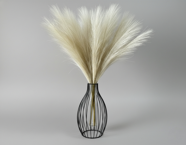 Faux Pampas Grass - Cream - Luv Sola Flowers