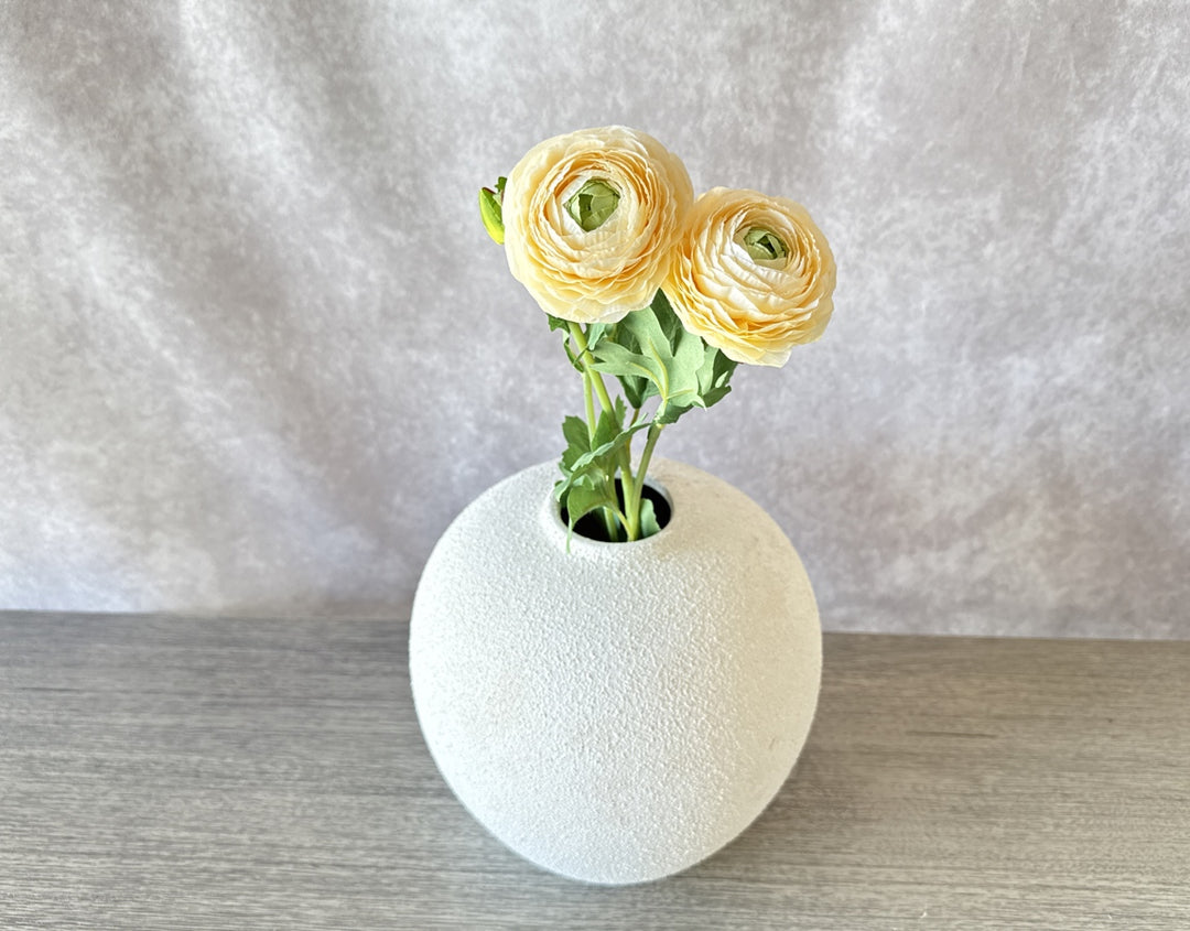 Faux Ranunculus - Cream - Luv Sola Flowers - Faux Filler