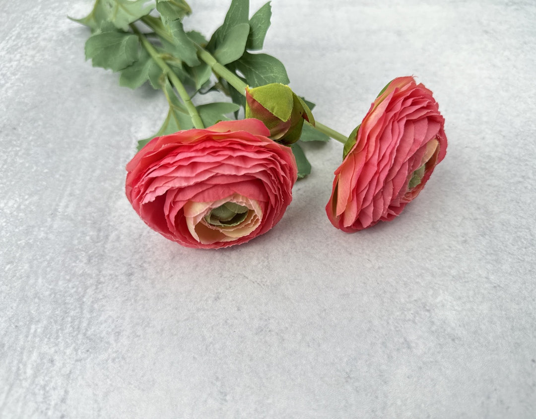 Faux Ranunculus - Pink - Luv Sola Flowers - Faux Filler