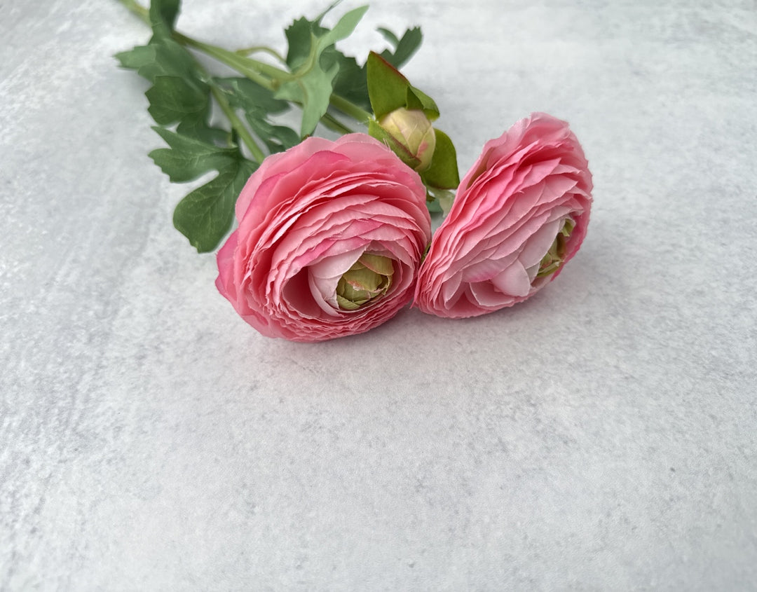 Faux Ranunculus - Soft Pink - Luv Sola Flowers - Faux Filler