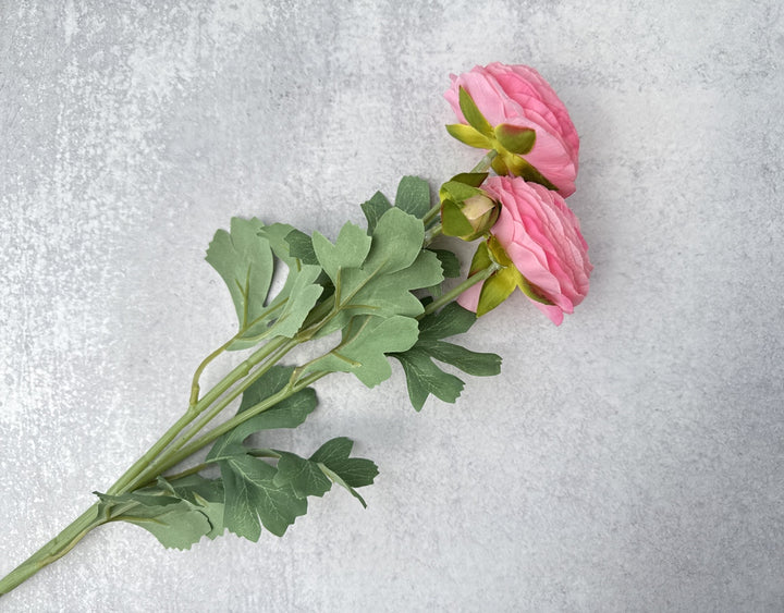 Faux Ranunculus - Soft Pink - Luv Sola Flowers - Faux Filler