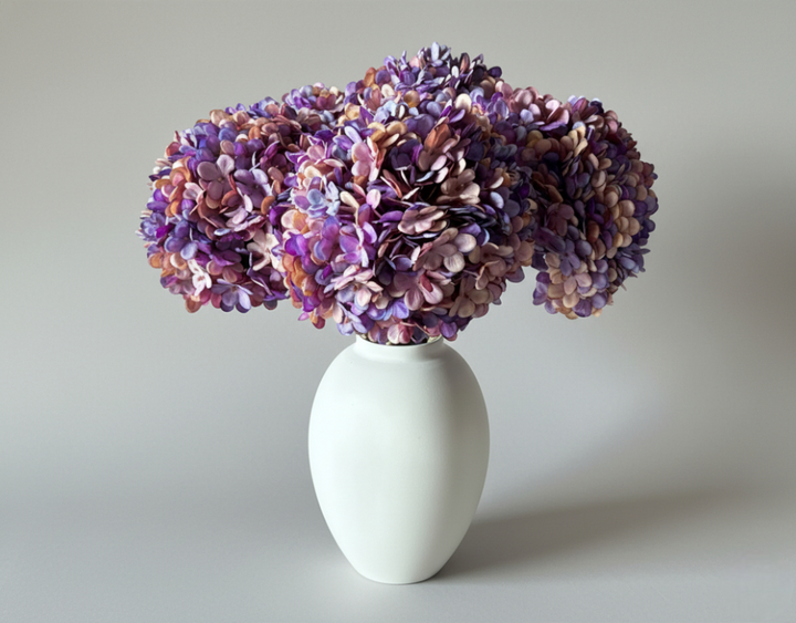 Faux Silk Hydrangea - Purple - Luv Sola Flowers